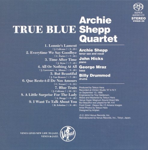 Archie Shepp Quartet - True Blue (2000) [2014 SACD]