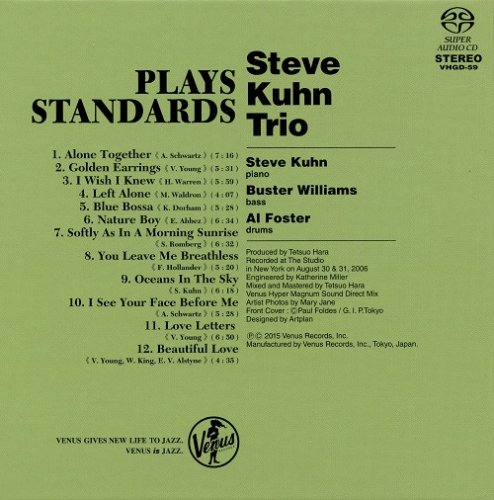 Steve Kuhn Trio - Plays Standards (2007) [2015 SACD]