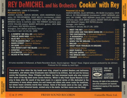 Rey DeMichel & His Orchestra - Cookin' With Rey (1959) {1993, Reissue}