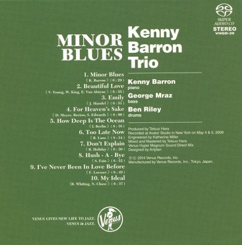 Kenny Barron Trio - Minor Blues (2009) [2014 SACD]