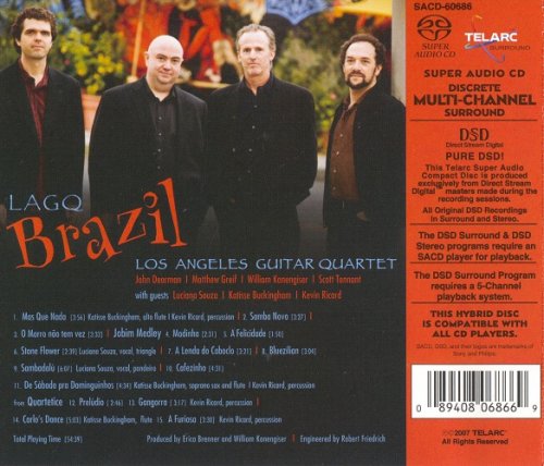 Los Angeles Guitar Quartet - LAGQ Brazil (2007) [SACD]