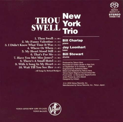 New York Trio - Thou Swell (2006) [2016 SACD]