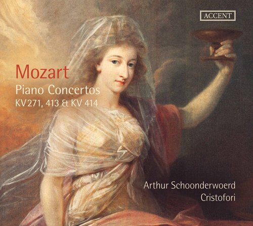 Arthur Schoonderwoerd & Cristofori - Mozart: Piano Concertos KV 271, KV 413 & KV 414 (2017)