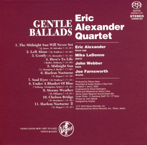 Eric Alexander Quartet - Gentle Ballads (2004) [2015 SACD]