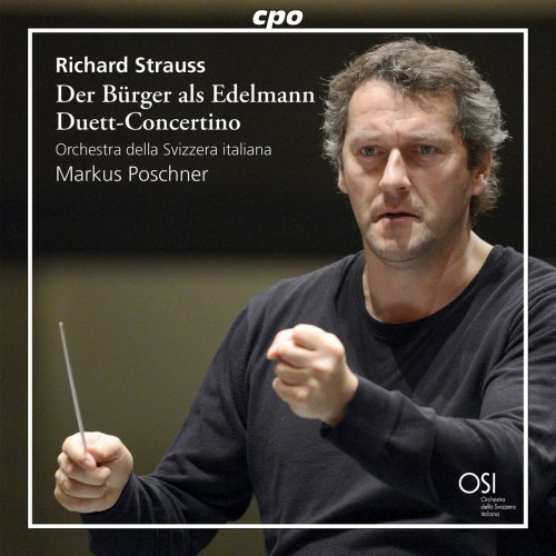 Corrado Giuffredi, Markus Poschner - Strauss: Der Bürger als Edelmann Suite, Op. 60b, TrV 228c & Duett-Concertino, TrV 293 (2016)