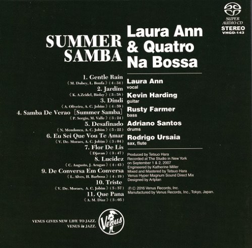 Laura Ann & Quatro Na Bossa - Summer Samba (2008) [2016 SACD]