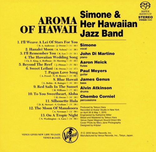 Simone and Her Hawaiian Jazz Band - Aroma Of Hawaii (2011) [2016 SACD + DSD64]