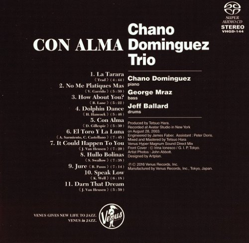 Chano Dominguez Trio - Con Alma (2004) [2016 SACD + DSD64]