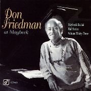 Don Friedman -  Don Friedman at Maybeck (1993)