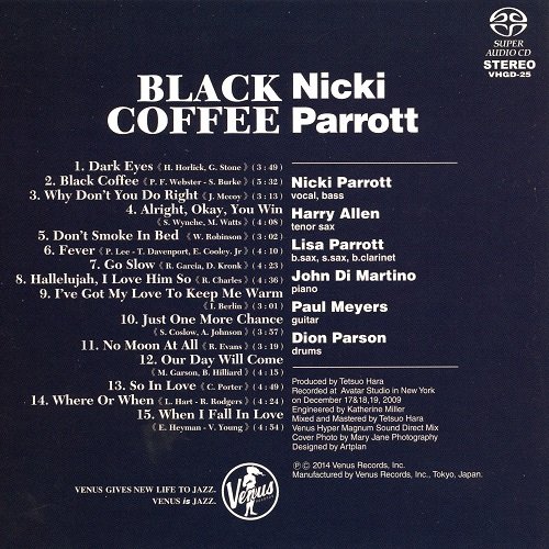 Nicki Parrott - Black Coffee (2010) [2014 SACD]