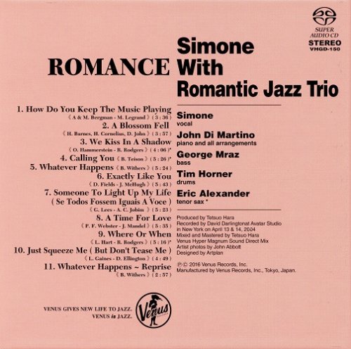 Simone with Romantic Jazz Trio - Romance (2004) [2016 SACD]