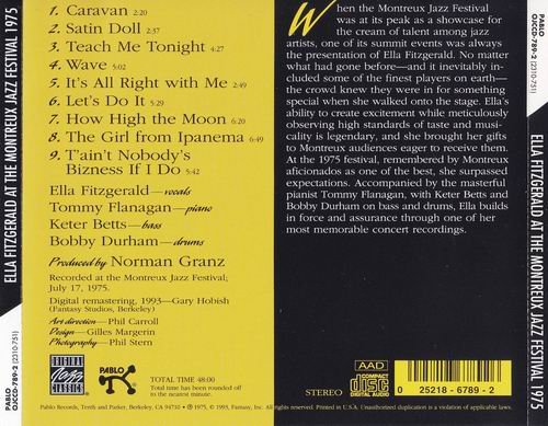 Ella Fitzgerald - At the Montreux Jazz Festival (1975)