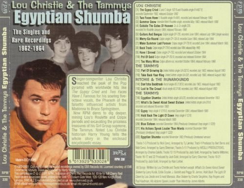 Lou Christie & The Tammys - Egyptian Shumba: The Singles and Rare Recordings 1962-1964 (2001)