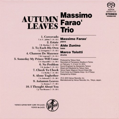 Massimo Farao' Trio - Autumn Leaves (2015) [SACD]