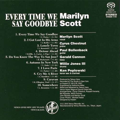 Marilyn Scott - Every Time We Say Goodbye (2008) [SACD]