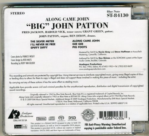 John Patton - Along Came John (1963) [2009 SACD]