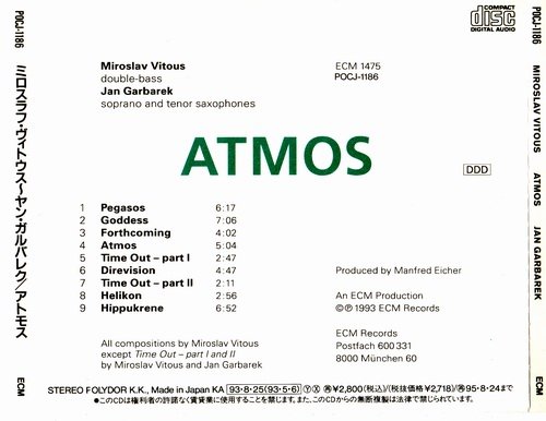 Miroslav Vitous & Jan Garbarek - Atmos (1992)