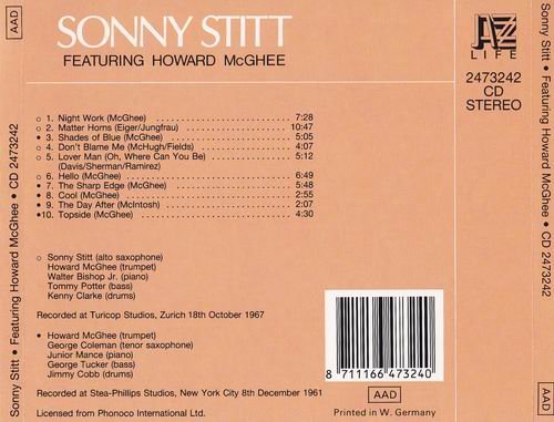 Sonny Stitt - Featuring Howard McGhee (1961-1967)