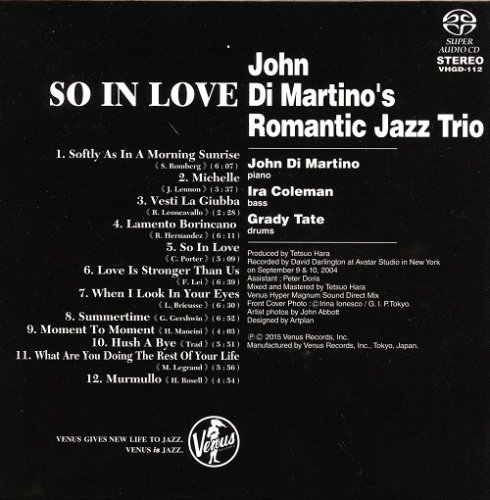 John Di Martino's Romantic Jazz Trio - So In Love (2005) [2015 SACD]