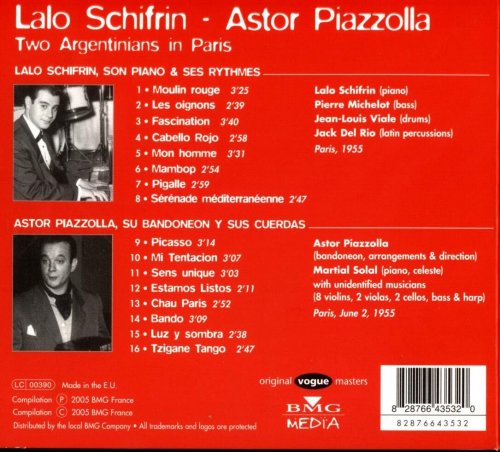 Lalo Schifrin/Astor Piazzolla - Two Argentinians In Paris (1955)