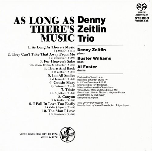 Denny Zeitlin Trio - As Long As There's Music (1997) [2016 SACD]