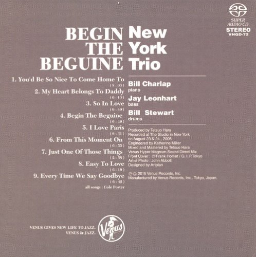 New York Trio - Begin The Beguine (2006) [2015 SACD]