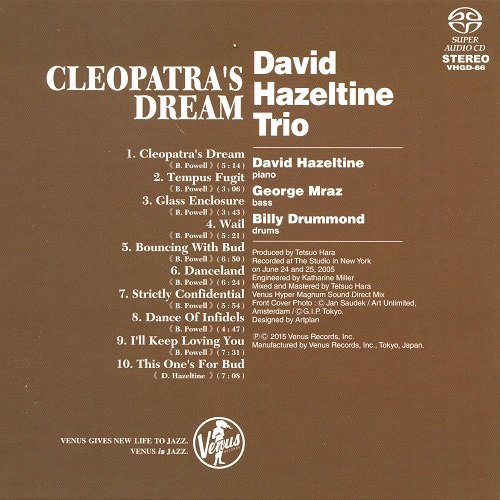 David Hazeltine Trio - Cleopatra's Dream (2006) [2015 SACD]