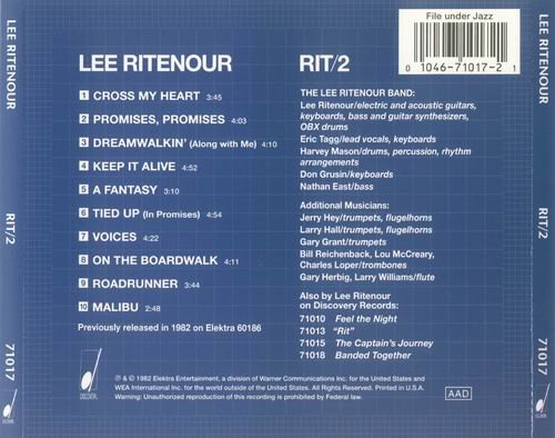 Lee Ritenour - Rit 2 (1982) CD Rip