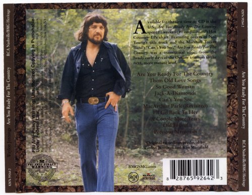 Waylon Jennings - Are You Ready For The Country? (1976/2004)