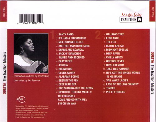 Odetta - The Tradition Masters (2002) Lossless