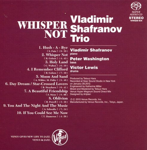 Vladimir Shafranov Trio - Whisper Not (2012) [2015 SACD]