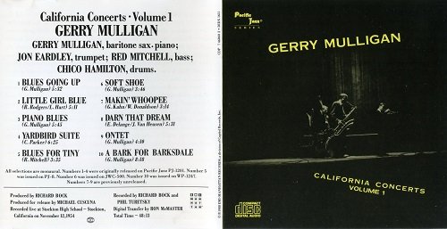 Gerry Mulligan - California Concerts Vol.1-2 (1954) [1988]