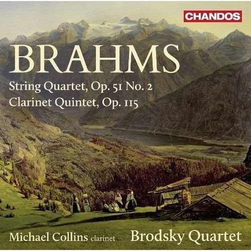 Michael Collins, Brodsky Quartet - Brahms - String Quartet Op.51 No.2, Clarinet Quintet (2014)
