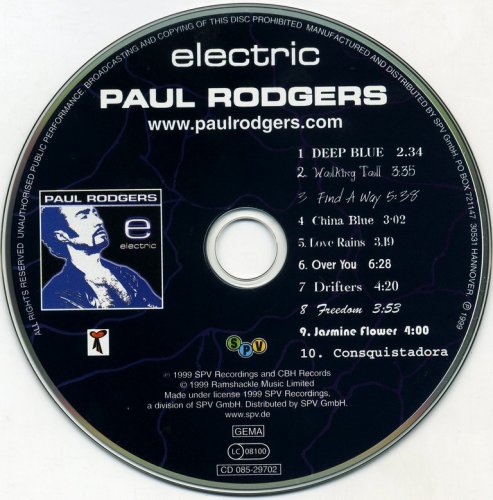 Paul Rodgers - Electric (1999)