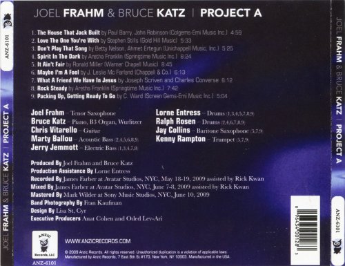Joel Frahm and Bruce Katz - Project A (2009)