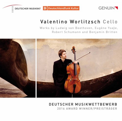 Valentino Worlitzsch & Elisabeth Brauß - Beethoven, Ysaÿe, Schumann & Britten: Cello Works (2017) [Hi-Res]