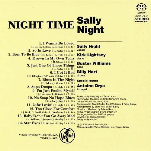 Sally Night - Night Time (2015) [SACD]