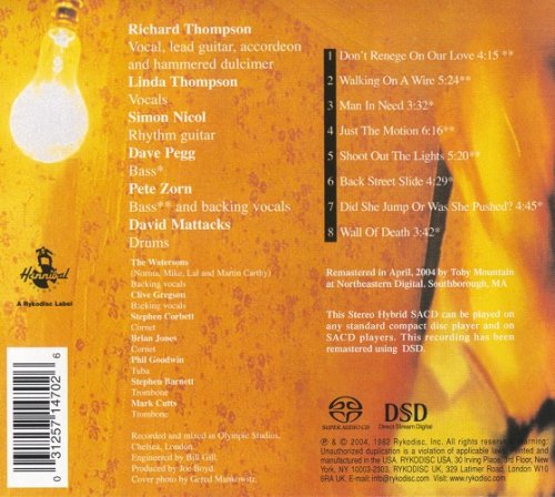 Richard And Linda Thompson - Shoot Out The Lights (1982) [2004 SACD]