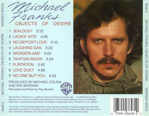 Michael Franks - Objects of Desire (1982) Flac