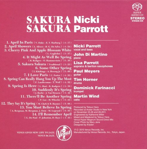 Nicki Parrott - Sakura Sakura (2012) [2015 SACD]