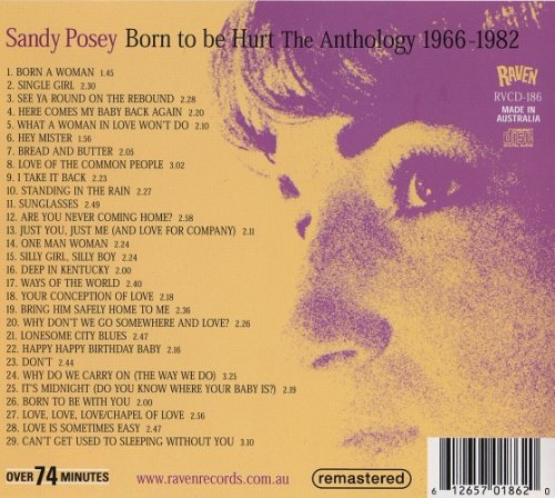 Sandy Posey - Born To Be Hurt: The Anthology 1966-1982 (2004)