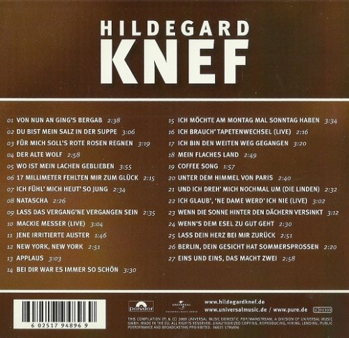 Hildegard Knef - Grosse Erfolge & Raritaten (2009)