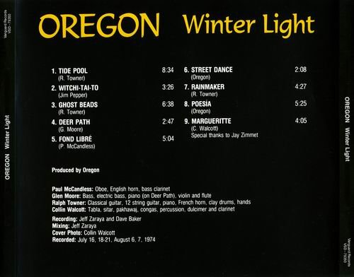 Oregon - Winter Light (1974)