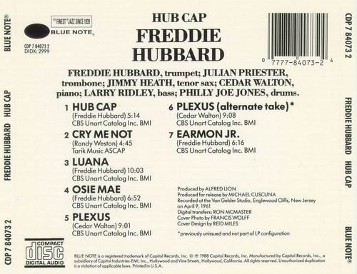 Freddie Hubbard - Hub Cap (1961)