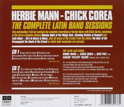 Herbie Mann & Chick Corea - The Complete Latin Band Sessions (2007)