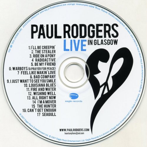 Paul Rodgers - Live In Glasgow (2007)