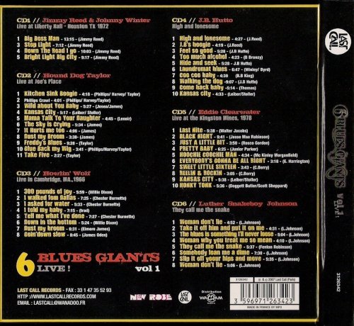 VA - 6 Blues Giants Live! Vol. 1 (2007)