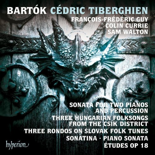 Cédric Tiberghien - Bartók: Sonata for Two Pianos & Percussion (2017) [Hi-Res]