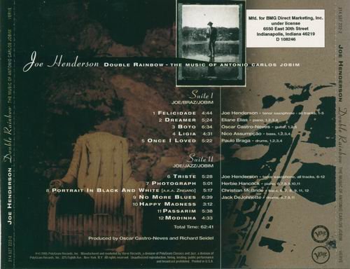 Joe Henderson - Double Rainbow-The Music Of Carlos Jobim (1995)