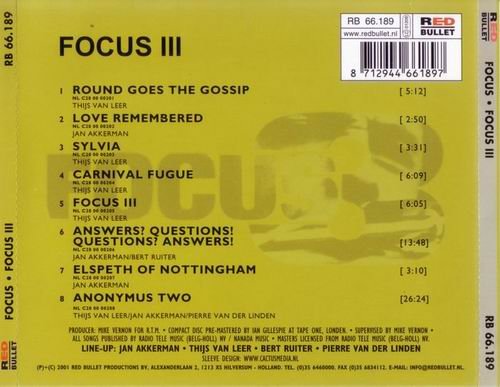 Focus - Focus III (1972)